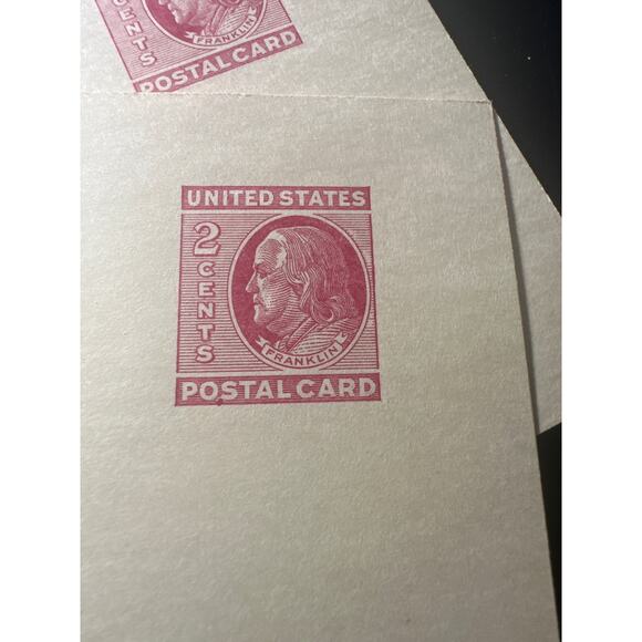 1930’s 2¢ Benjamin Franklin United States Postal Card NEVER USED - Picture 2 of 5